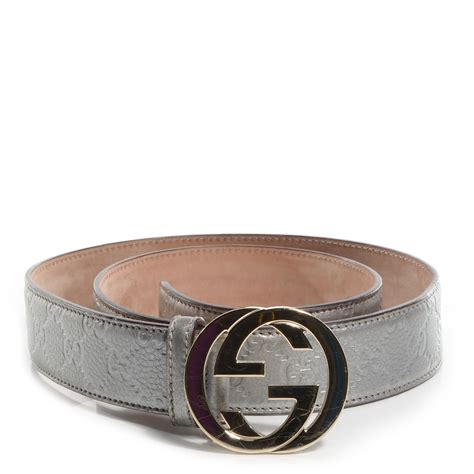 silver gg belt